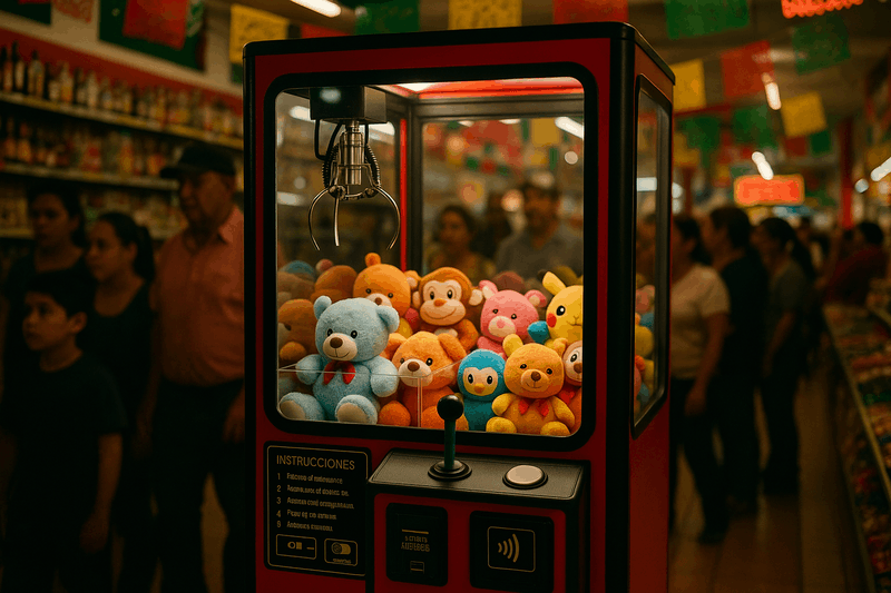 Mini claw machine in Los Angeles business